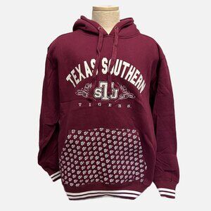 Men’s Texas Southern University TSU Hoodie XL Tigers New NWT Logo Embroidered